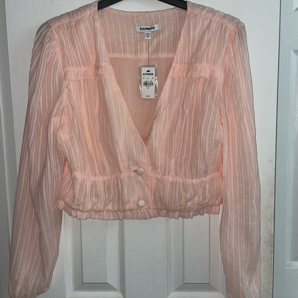 ❗️ Sold on D❗️Light Pink Cropped Top